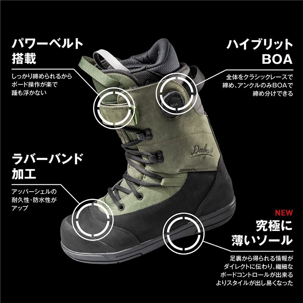 AREth (アース) × Deeluxe ( ディーラックス ) RIN Stage3 ( DARK GREEN ) スノーボードブーツ -  JAU／REMILLAレミーラ, GOHEMPゴーヘンプ, HAVE A GRATEFUL DAY, DEVADURGA, AREth,