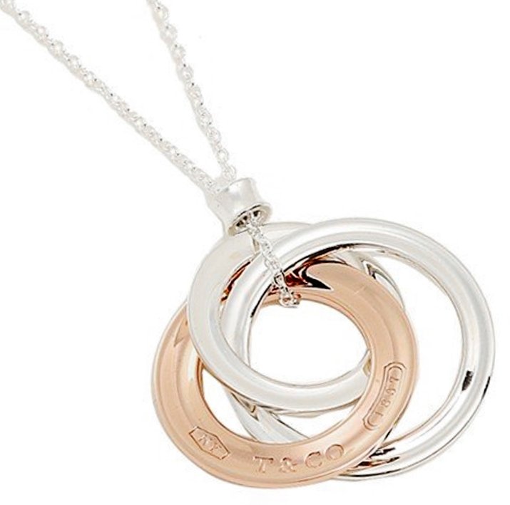 ティファニー インターロッキングサークルペンダント シルバー