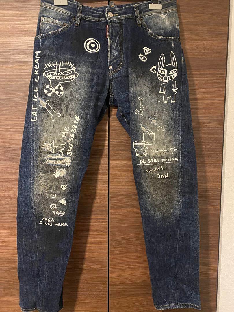 dsquared2 ペイント デニム 早い者勝ち 9945円 sandorobotics.com