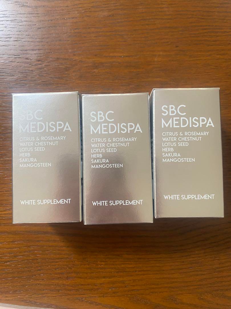 SBC MEDISPA ホワイトサプリメント 3箱 新作モデル 64.0%OFF planura