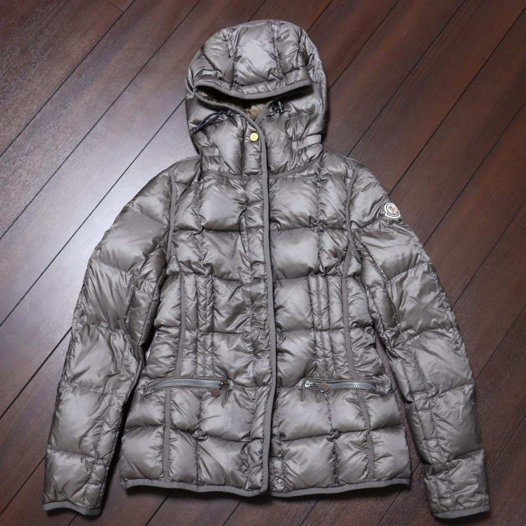 ☆BUIS☆サイズ0☆レディース☆ダウンジャケット☆グレー☆モンクレール☆-
