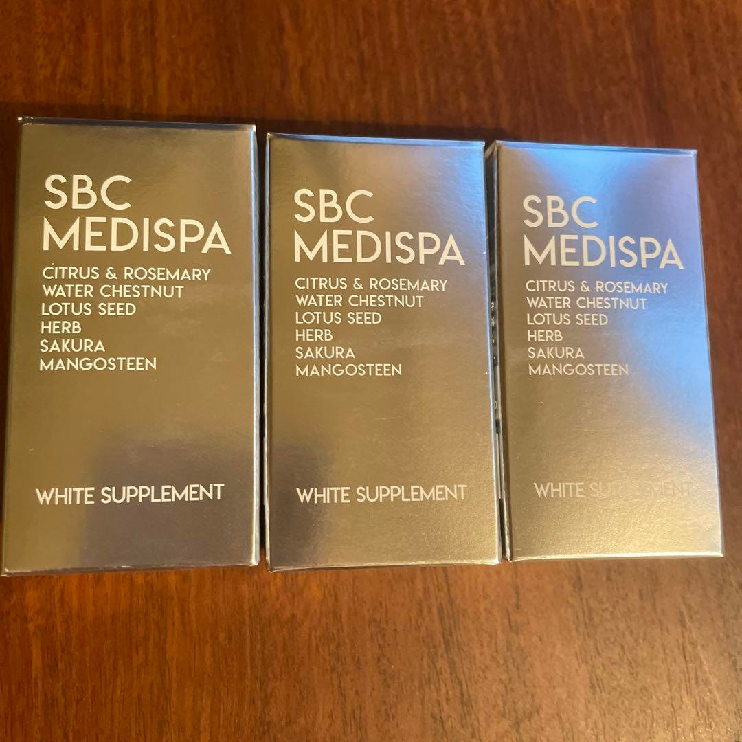 SALE/102%OFF】 3箱セット SBC MEDISPA ホワイトサプリメント 飲む